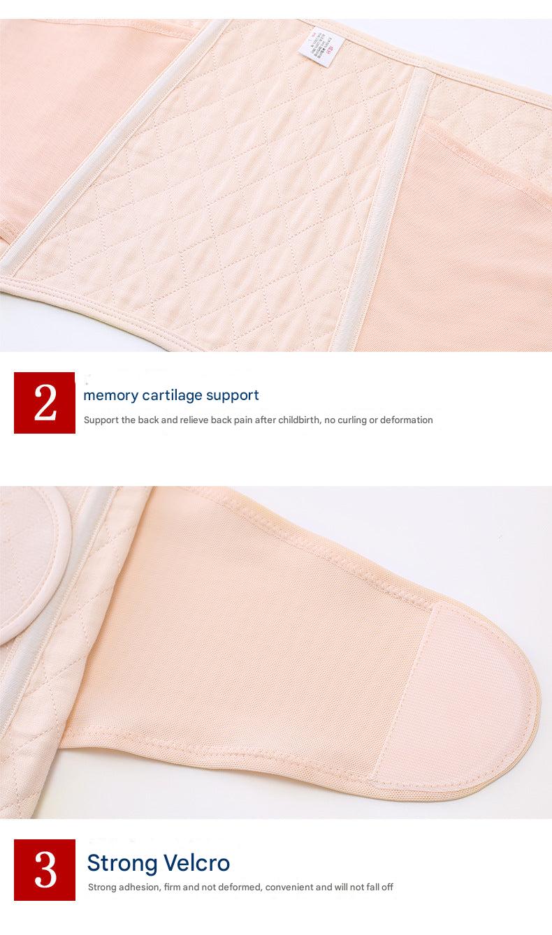 Postpartum belly support wrap in nude color