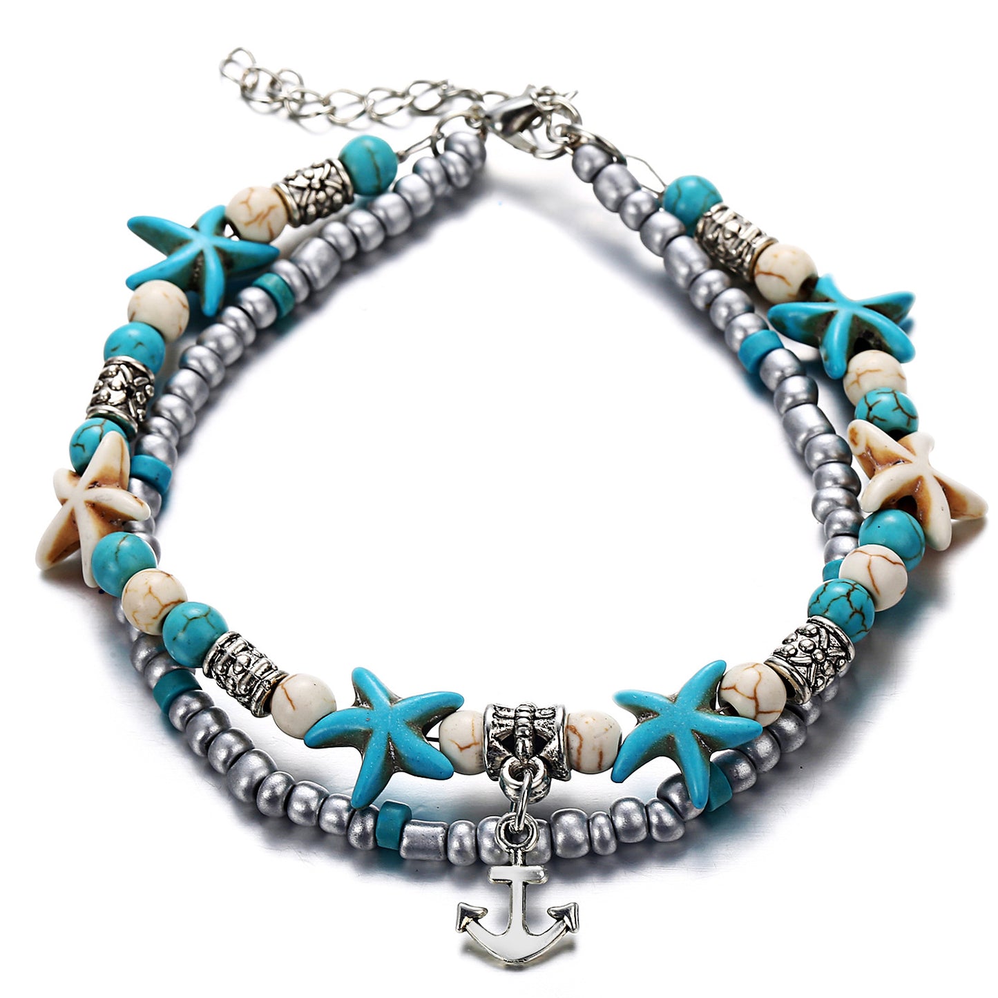 durable double-layer ankle bracelet