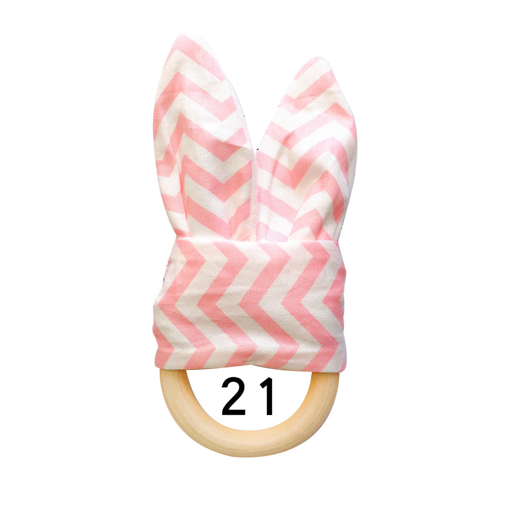Natural Wooden Baby Teething Ring Image 7