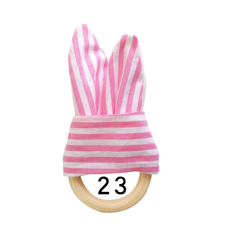 Natural Wooden Baby Teething Ring Image 5