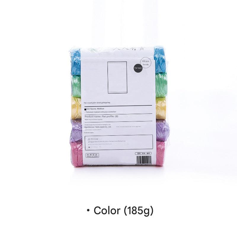 Durable bathroom trash bags with vibrant colors