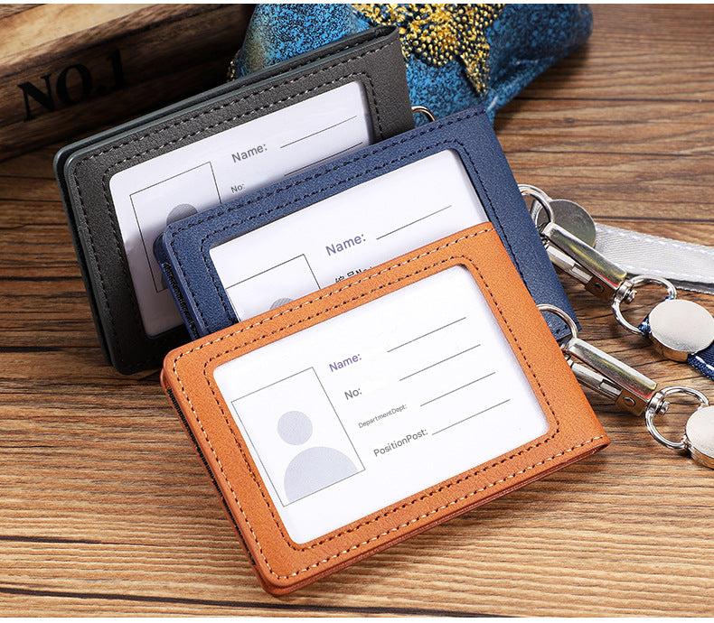 Color options for dual-card holder displayed