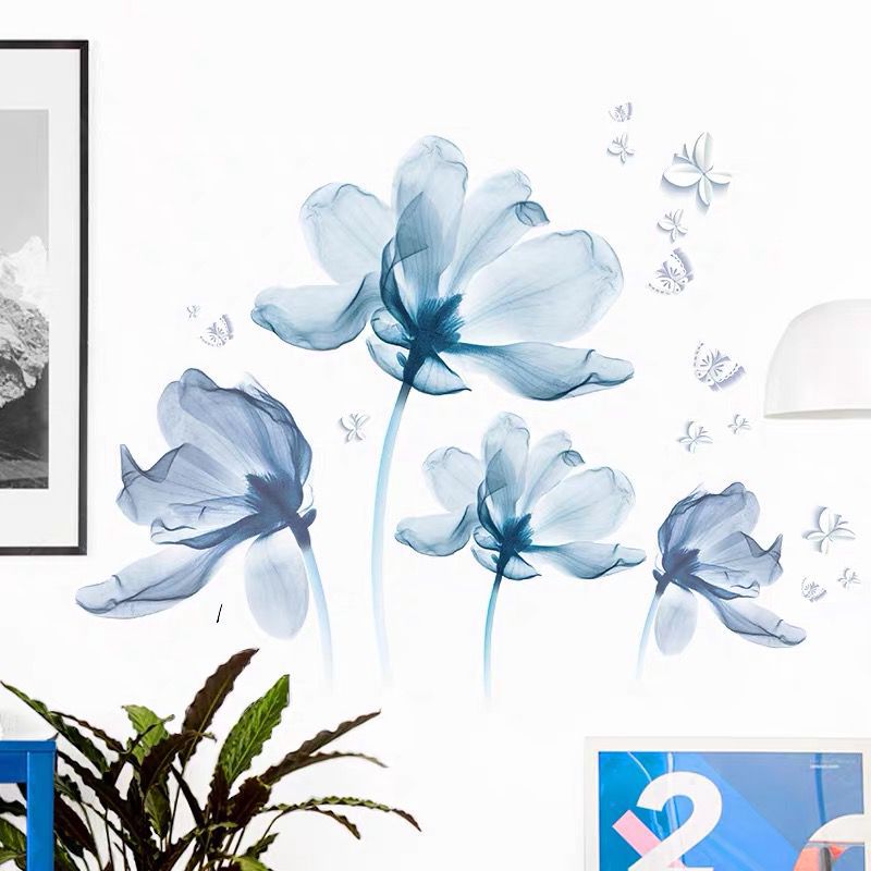 3D floral wall sticker image 1