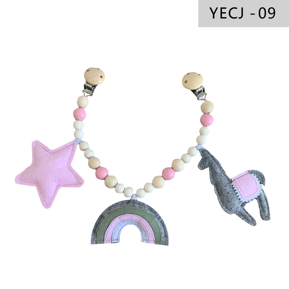 Pacific clip for babies with teething toy