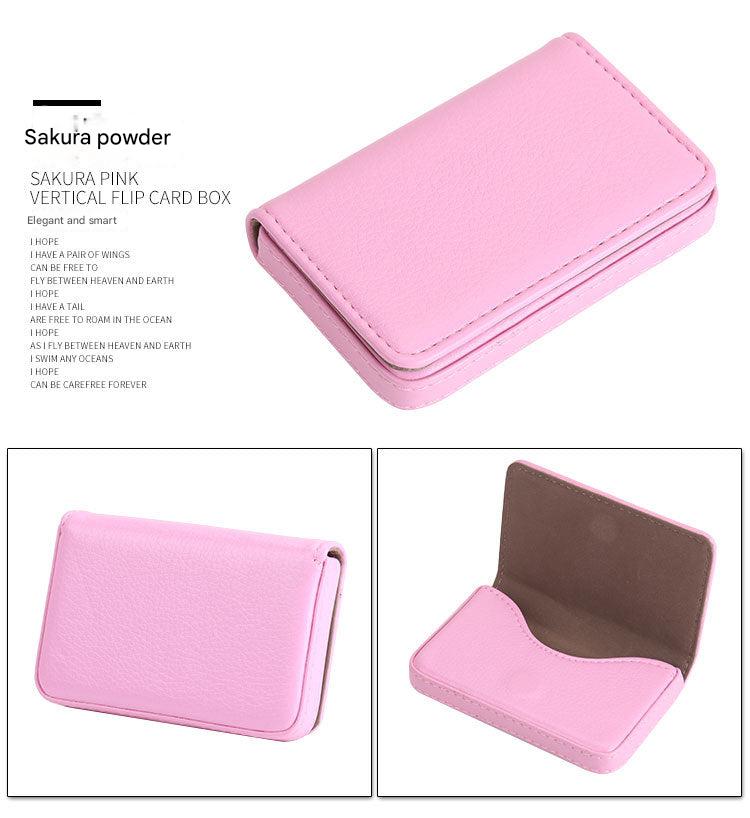 Business card holder blue color