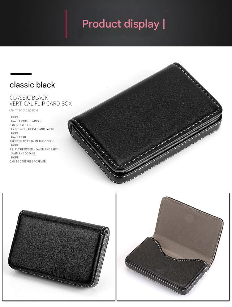 Business card holder black color