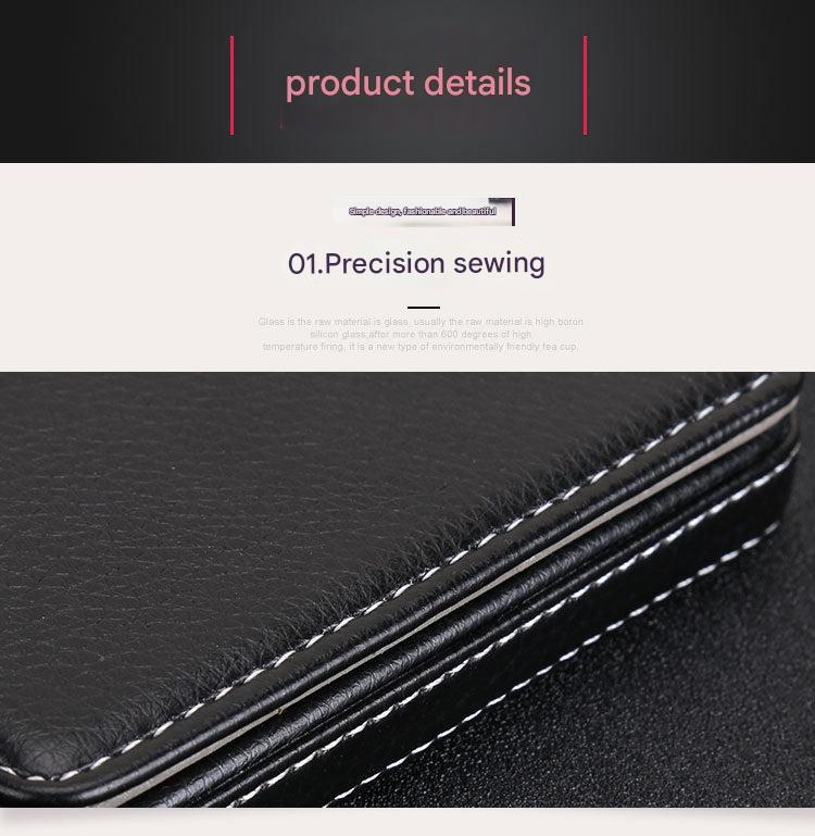 Business card holder black color