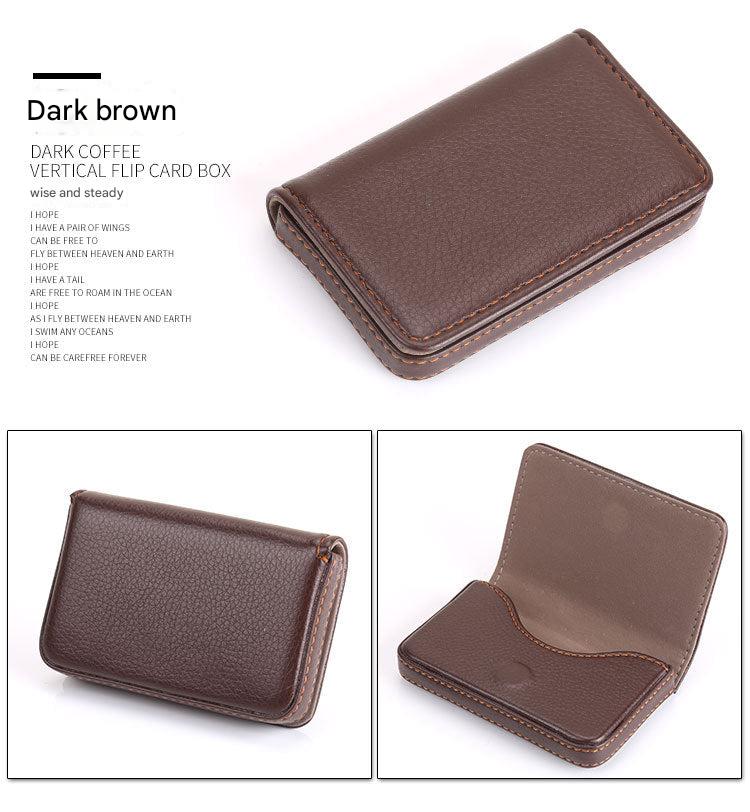 Business card holder red color