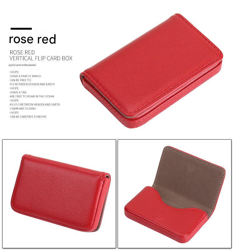 Business card holder brown color