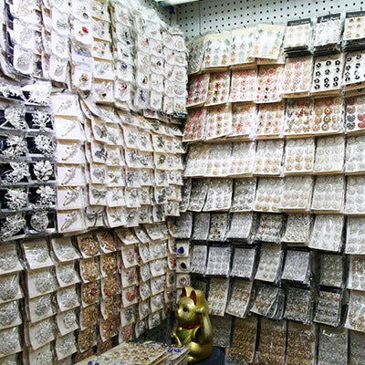 Angel Wings Brooch with Tassel - Image 1