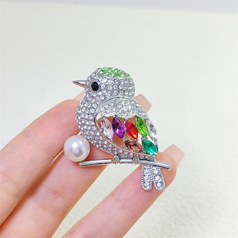 Cute Bird Badge Pin Image 2