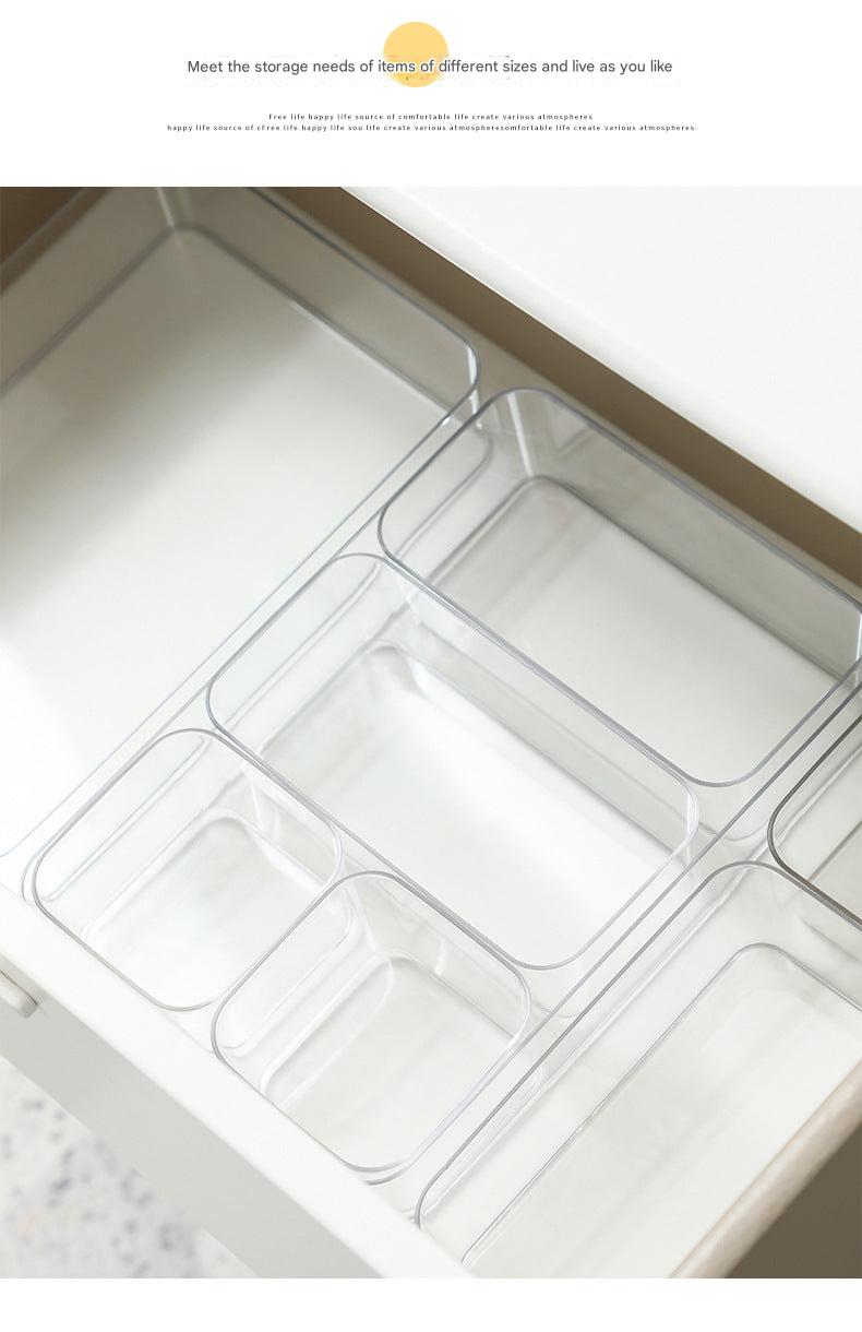 clear plastic desk organizer