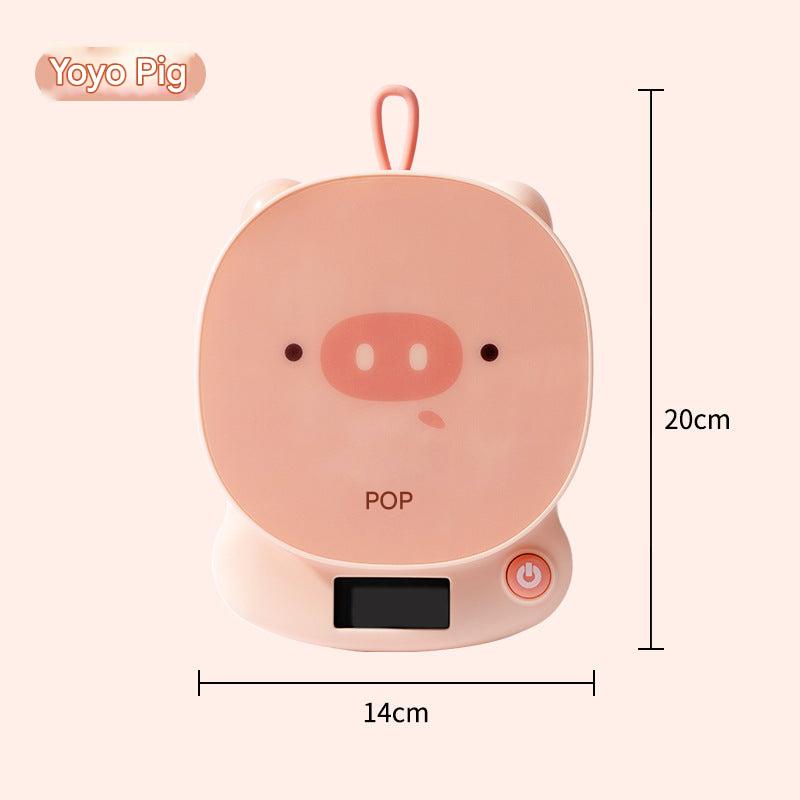 Digital kitchen scale with LCD display