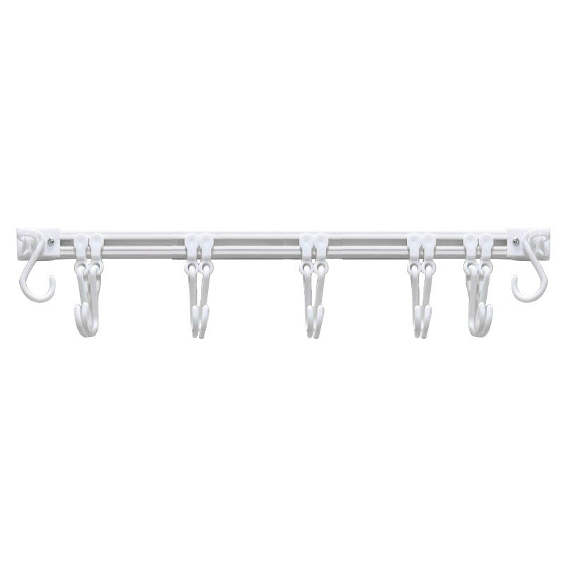 Plastic hook organizer for kitchen utensils