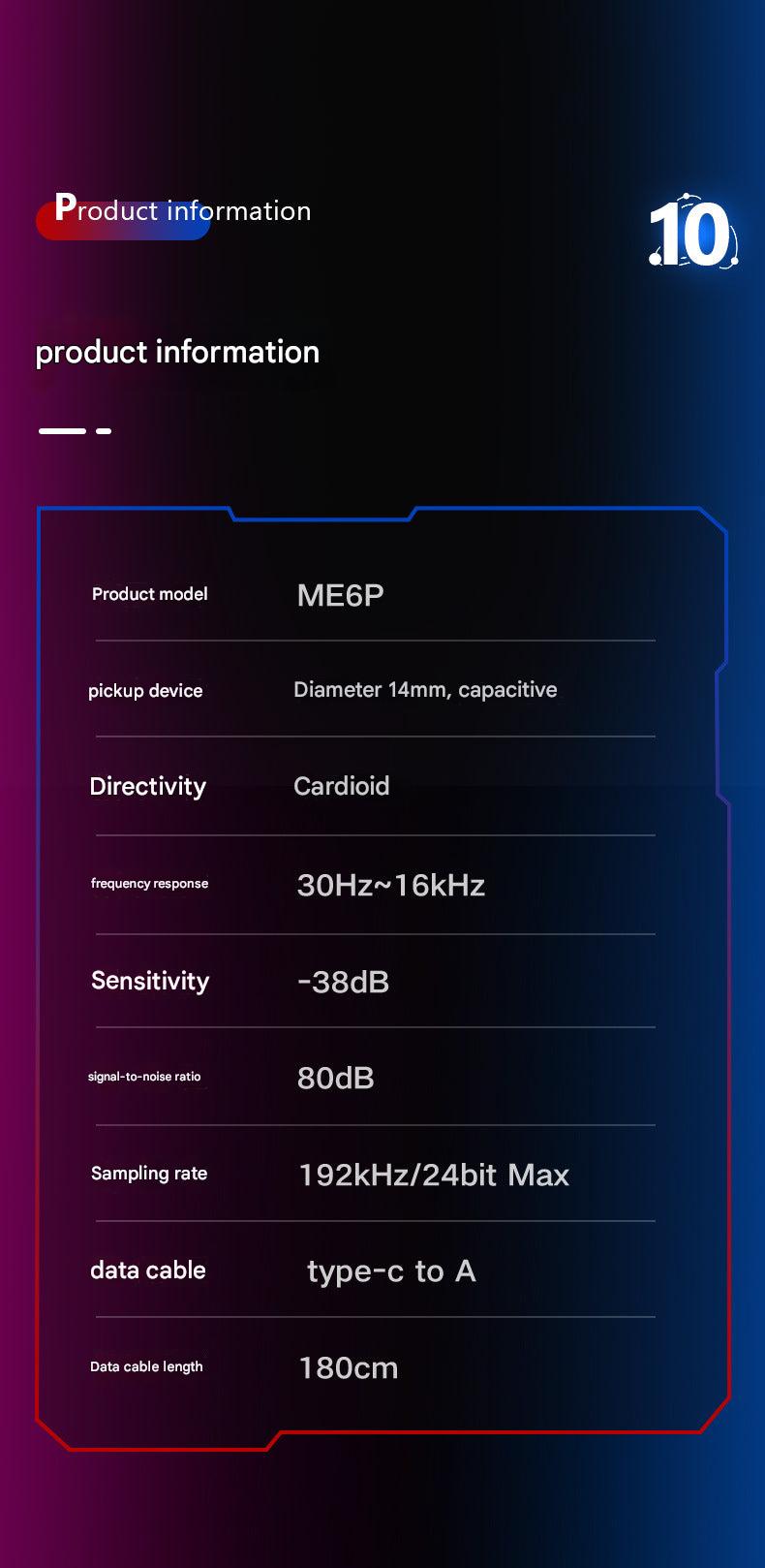 Professional USB microphone for recording