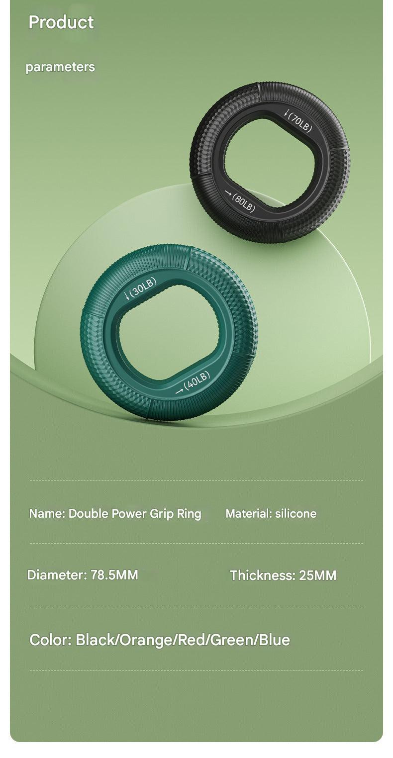 Adjustable silicone grip strengthener side view