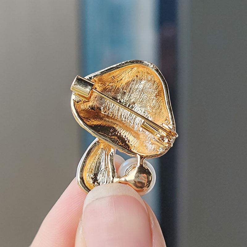 Cute Cartoon Mushroom Brooch image 1