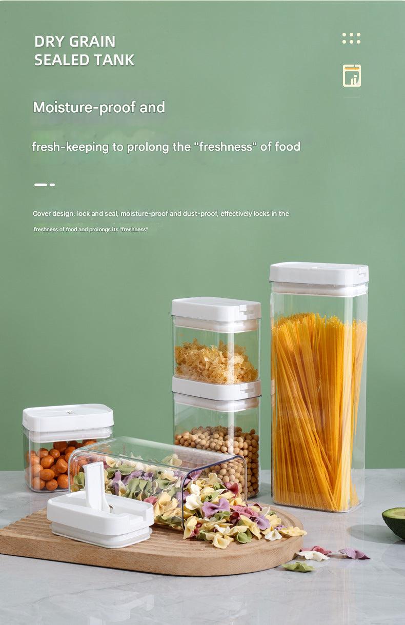 Modern spice storage jar in kitchen