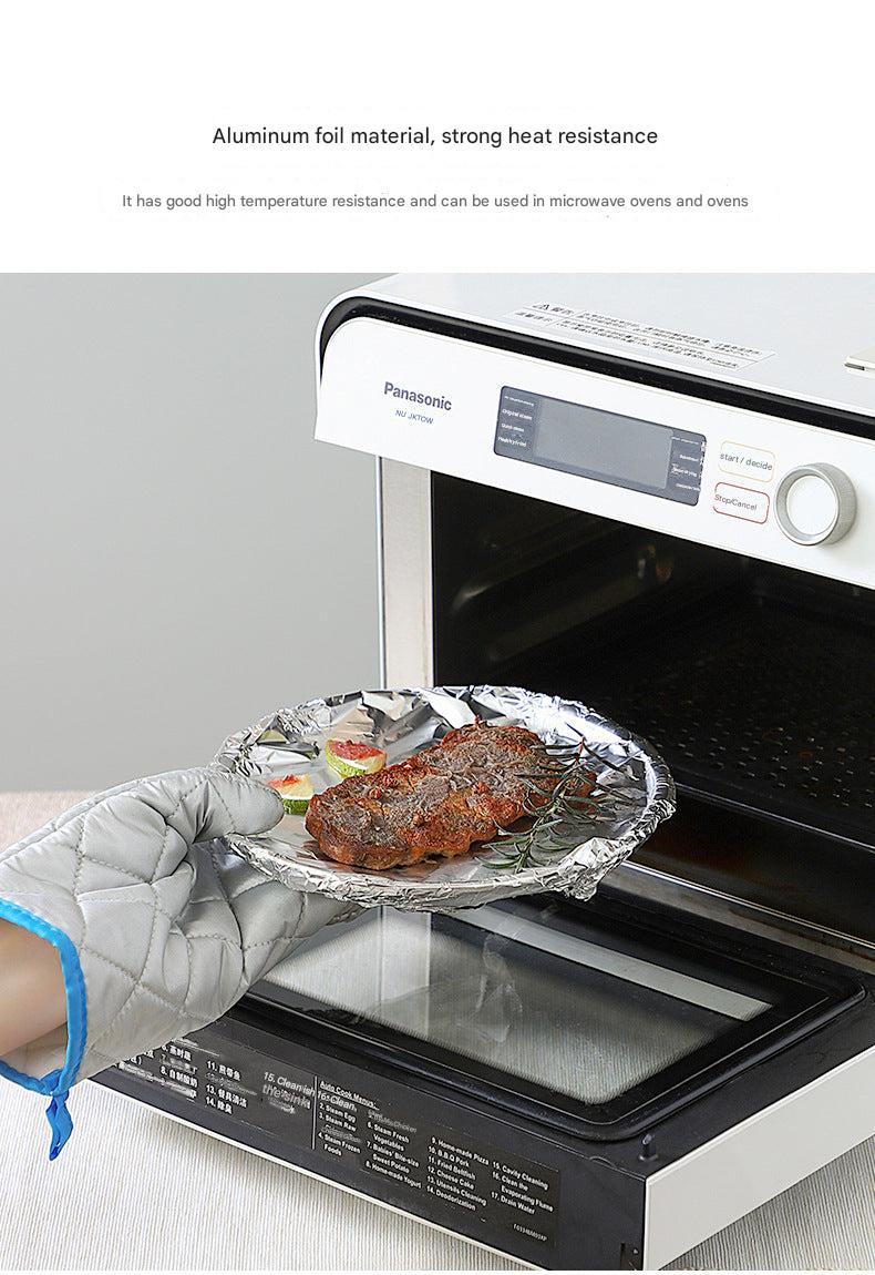 Baking with aluminum foil on a grill