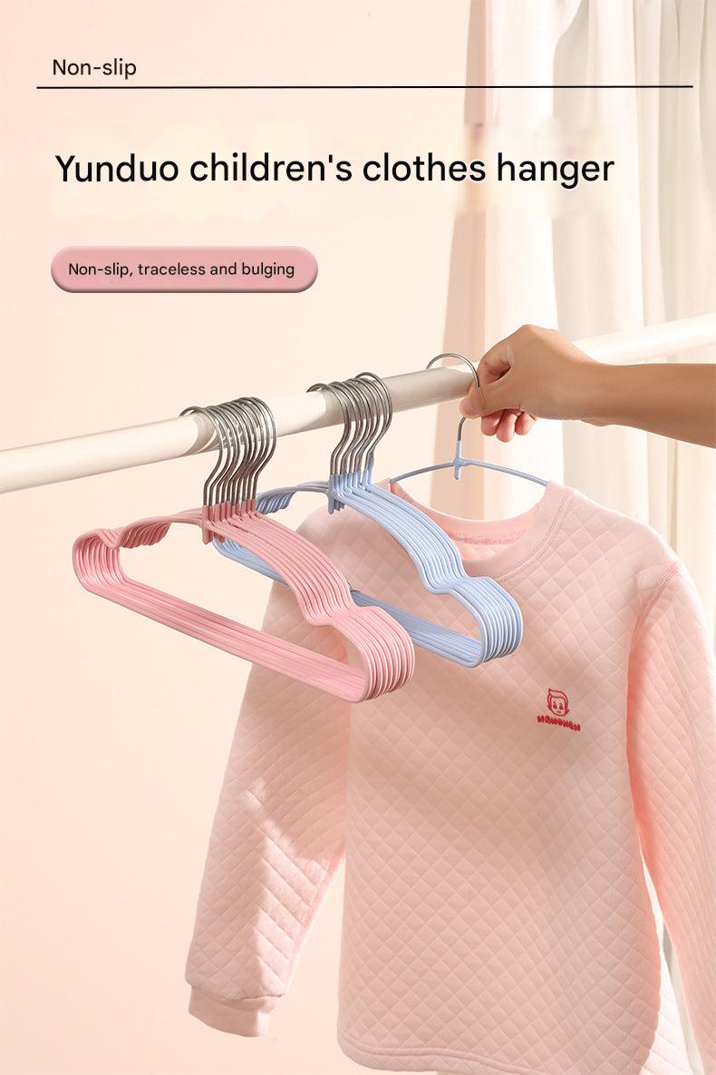 Stylish no-slip hangers for toddler's outfits