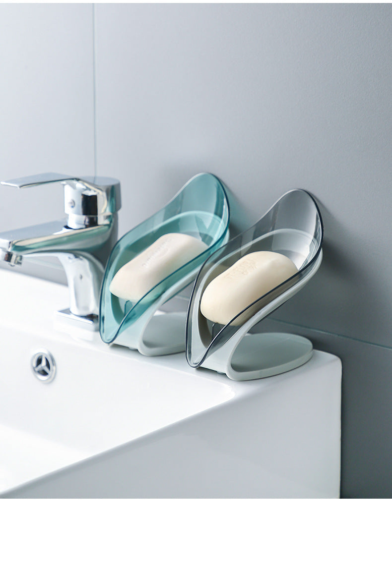Water-Saving Leaf Soap Holder Image 1