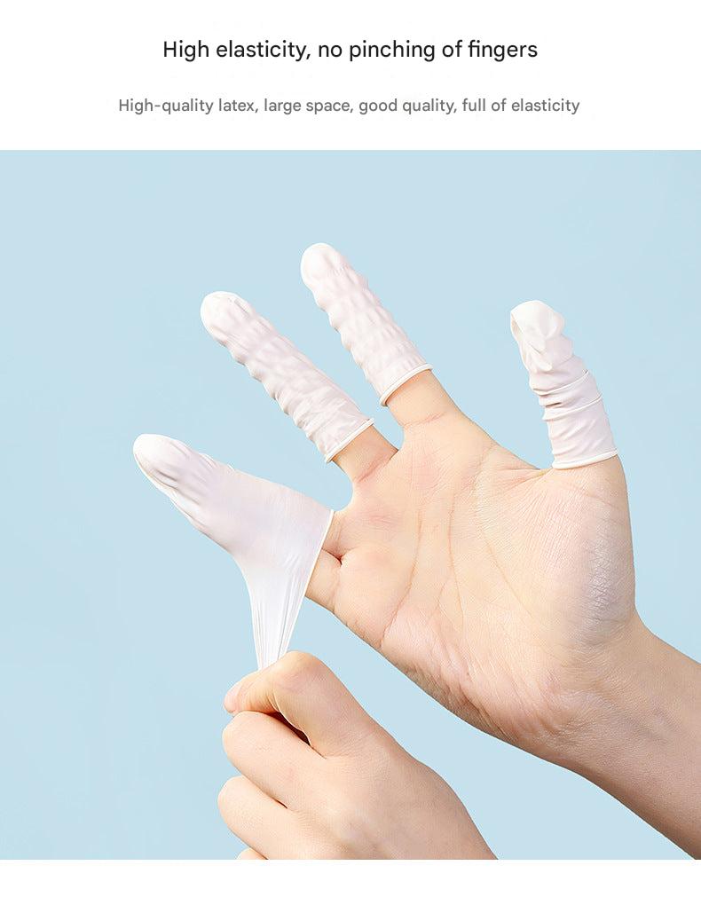 Durable non-slip latex finger cots