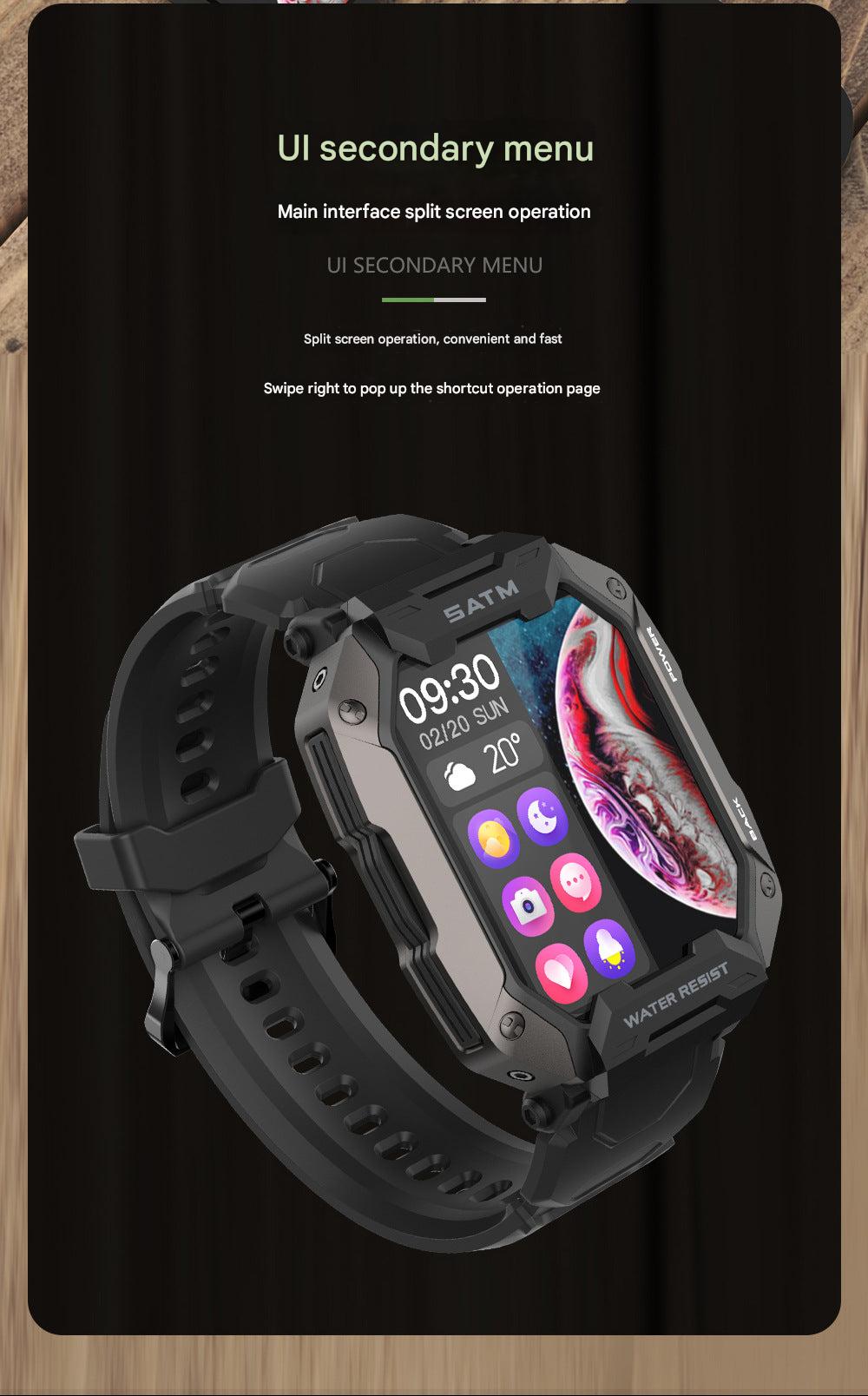 C21 Bluetooth Smartwatch Front View
