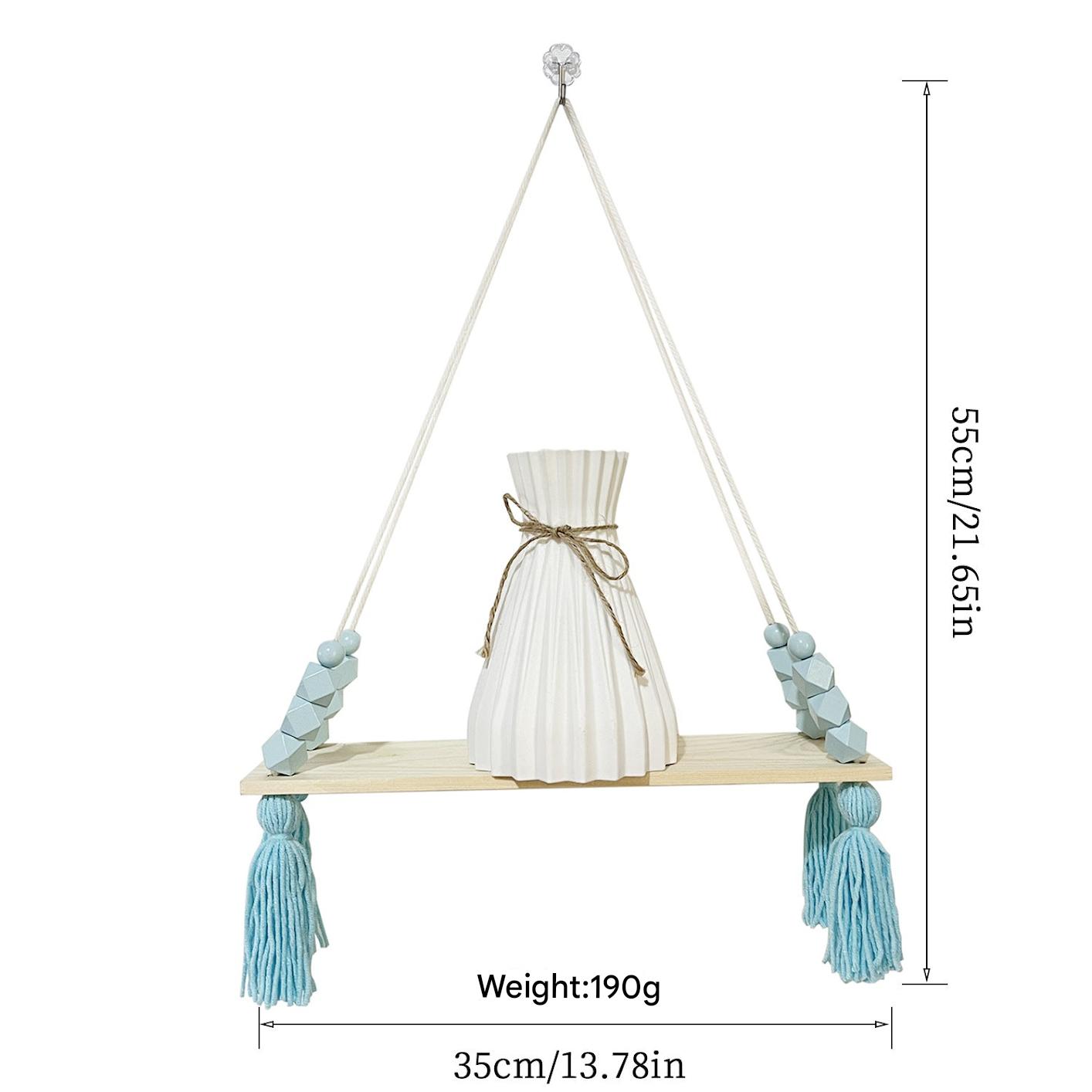 Handcrafted Bohemian Wall Rack Image 1