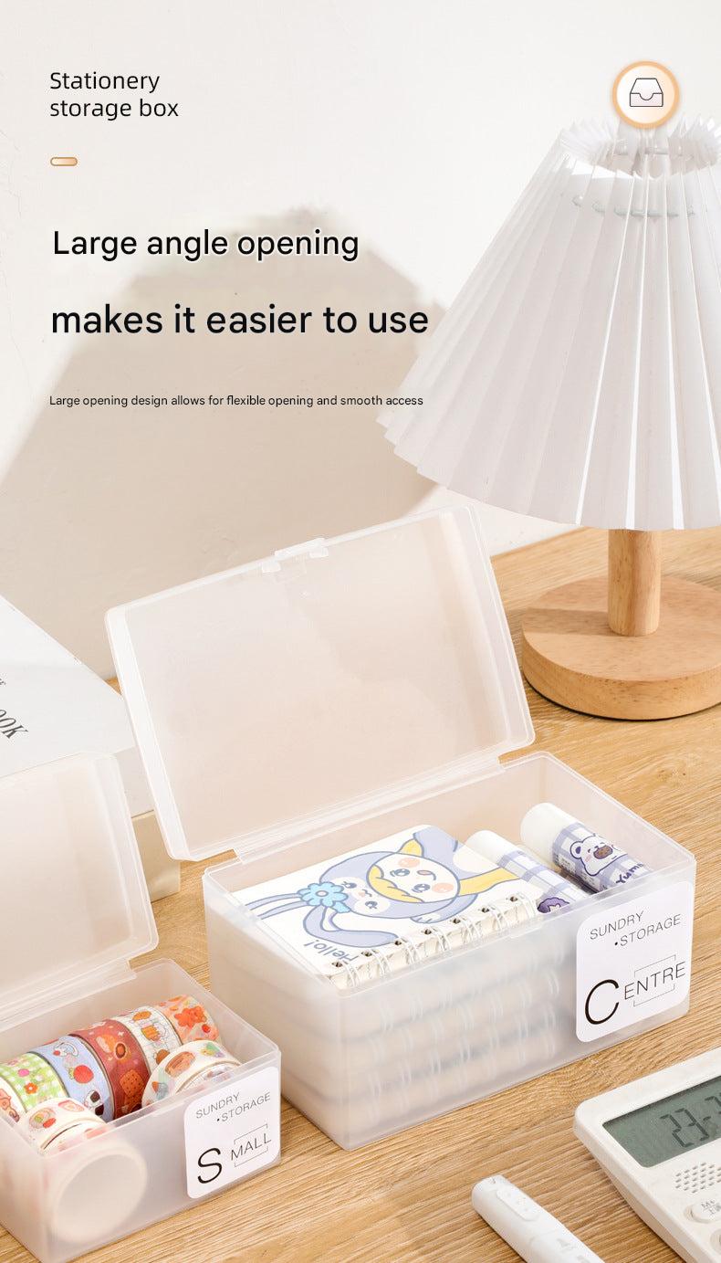 Lightweight plastic storage container for portable use