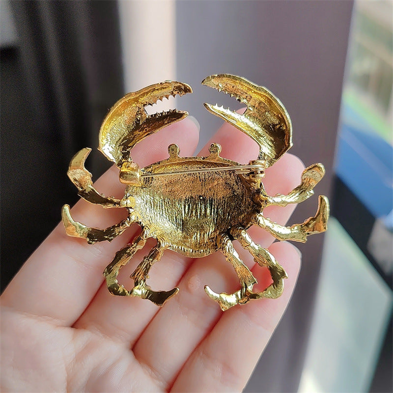 Stylish Alloy Crab Brooch 2