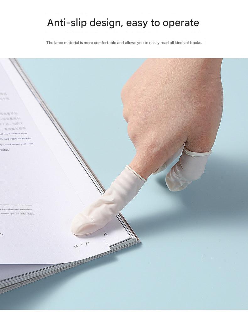 Durable non-slip latex finger cots