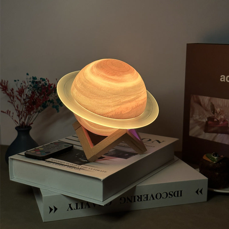 Saturn Ring Bluetooth Speaker with Star Light Projection