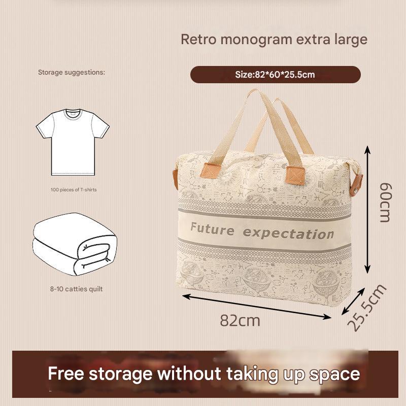 Canvas storage bag for home organization