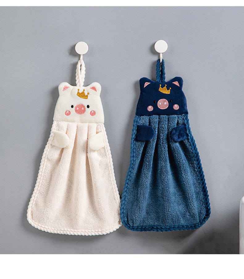 Playful design hand towels