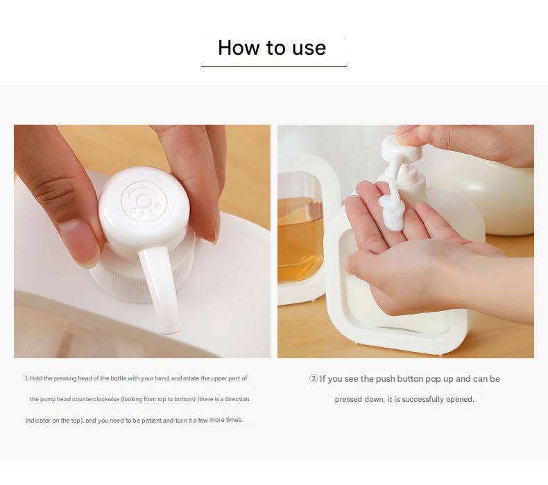 Press pump bottle for shampoo 300ML