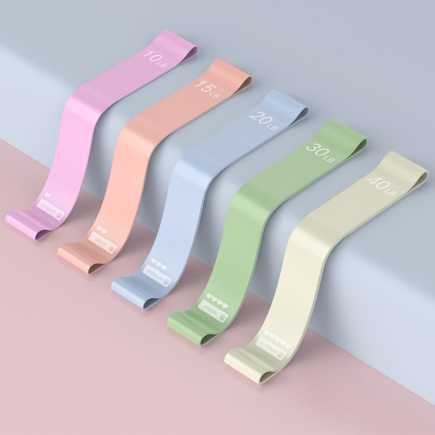 Fitness bands for strength training