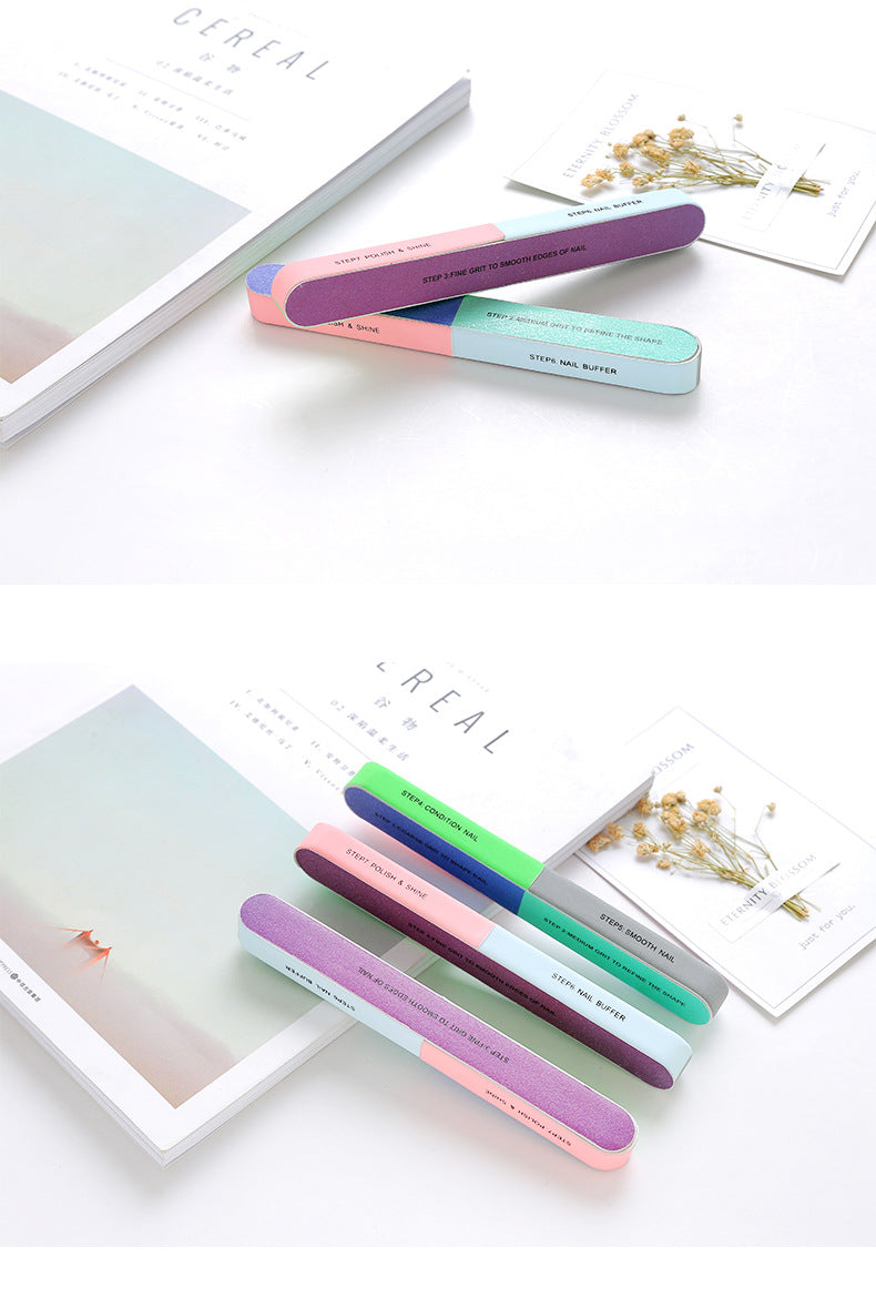 image of professional 6-sided nail buffer for nail care