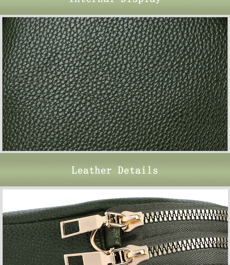 Chic Color-Block Mini Round Bag side view