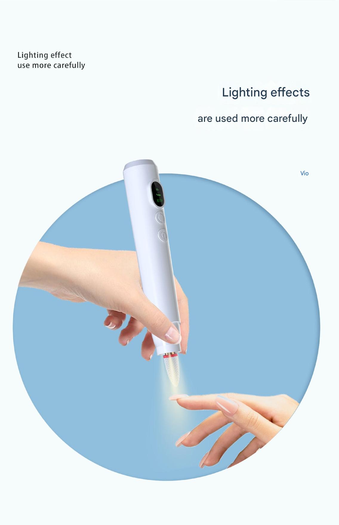 Electric Nail File with LED Screen Image 2