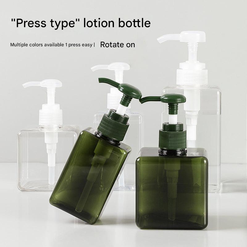 Portable travel bottle for liquid soap