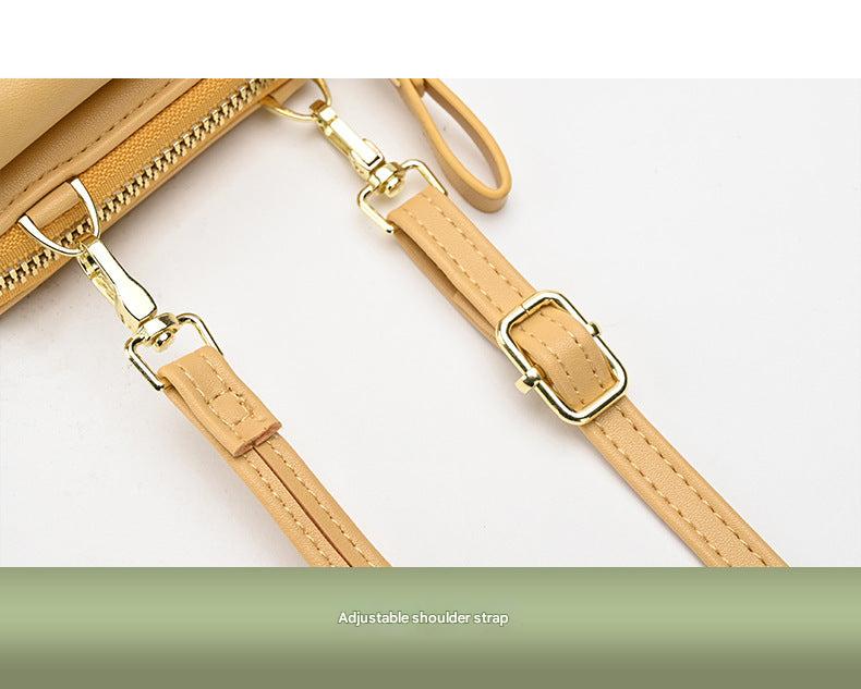 Stylish women's crossbody bag in PU leather