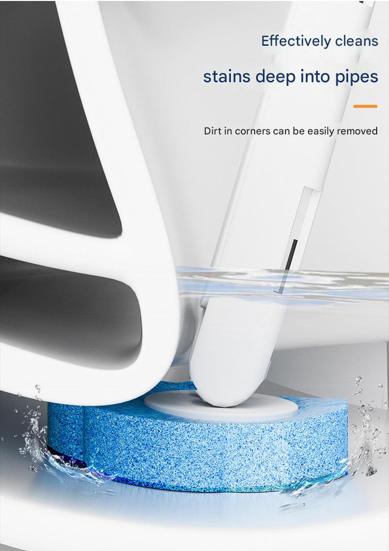 Gray toilet brush with ocean scent