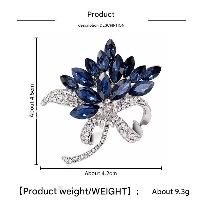 Stylish Korean Floral Brooch Image 1