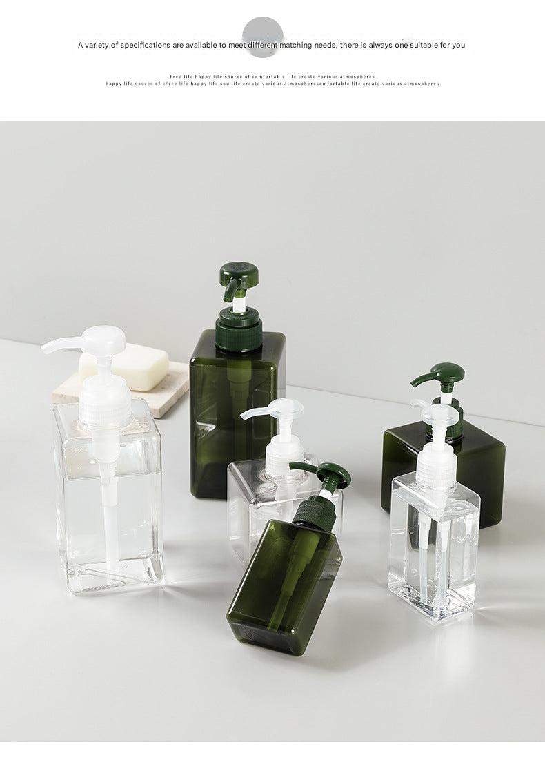 Portable travel bottle for liquid soap