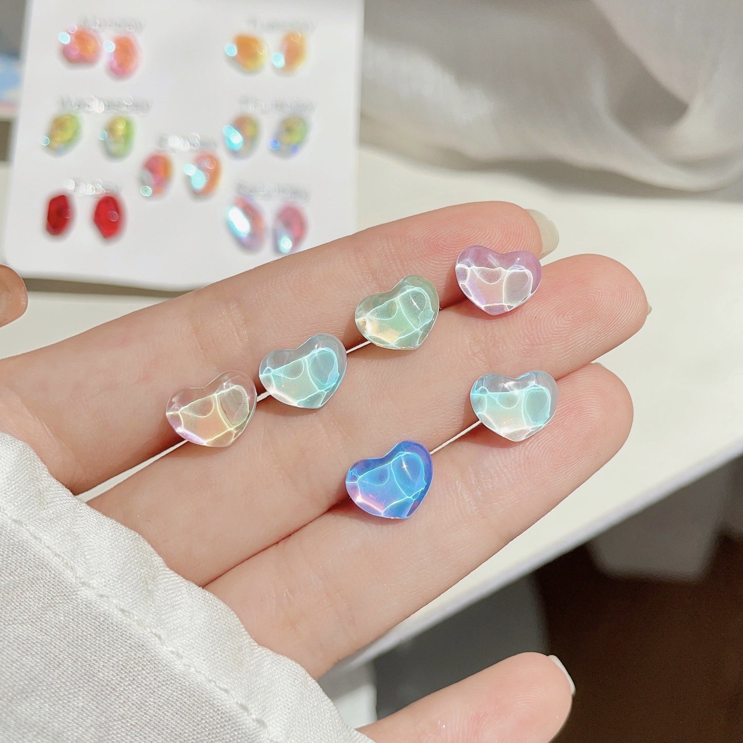 Colorful Butterfly Stud Earrings image 5