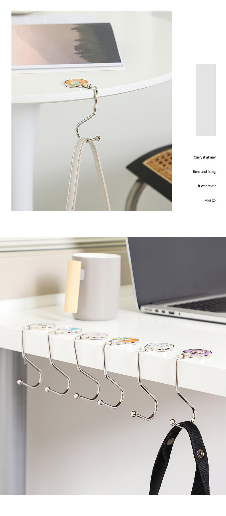 Desk hook organizer for students - Image 1