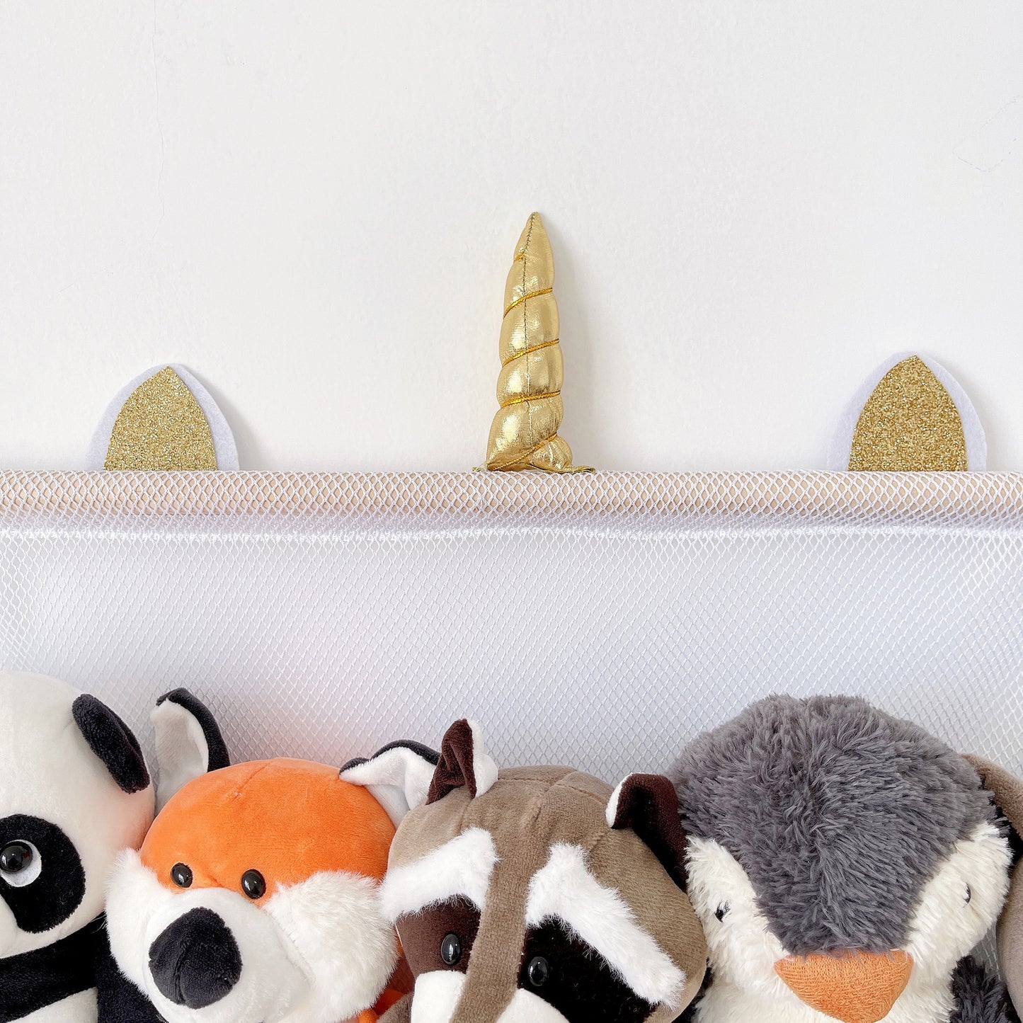 Stylish three-tier wooden rack for children's room