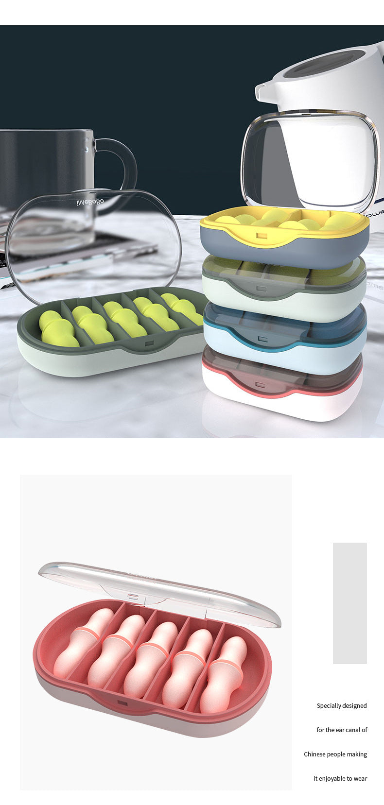 Silicone earplugs usability demonstration