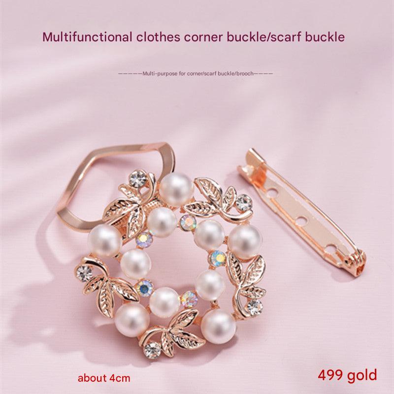 Brooch with Scarf Clip Image 3