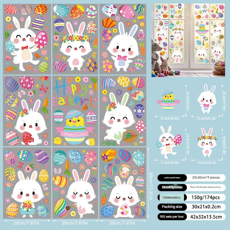 Easter Bunny window sticker design 1